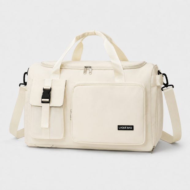 Multifunctional Travel Duffel Bag with Independent Shoe Compartment