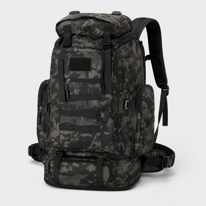 Large Capacity Tactical Mountaineering Backpack - 80L/100L Outdoor Climbing Bag