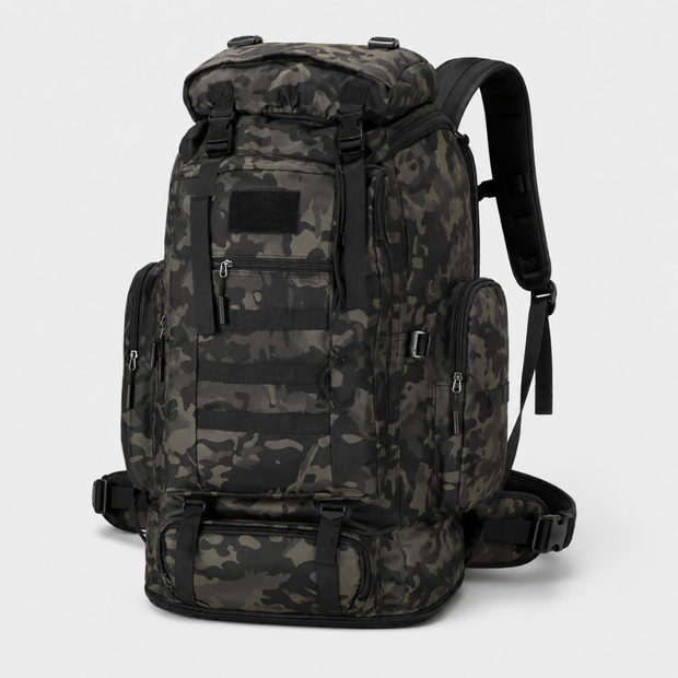 Large Capacity Tactical Mountaineering Backpack - 80L/100L Outdoor Climbing Bag
