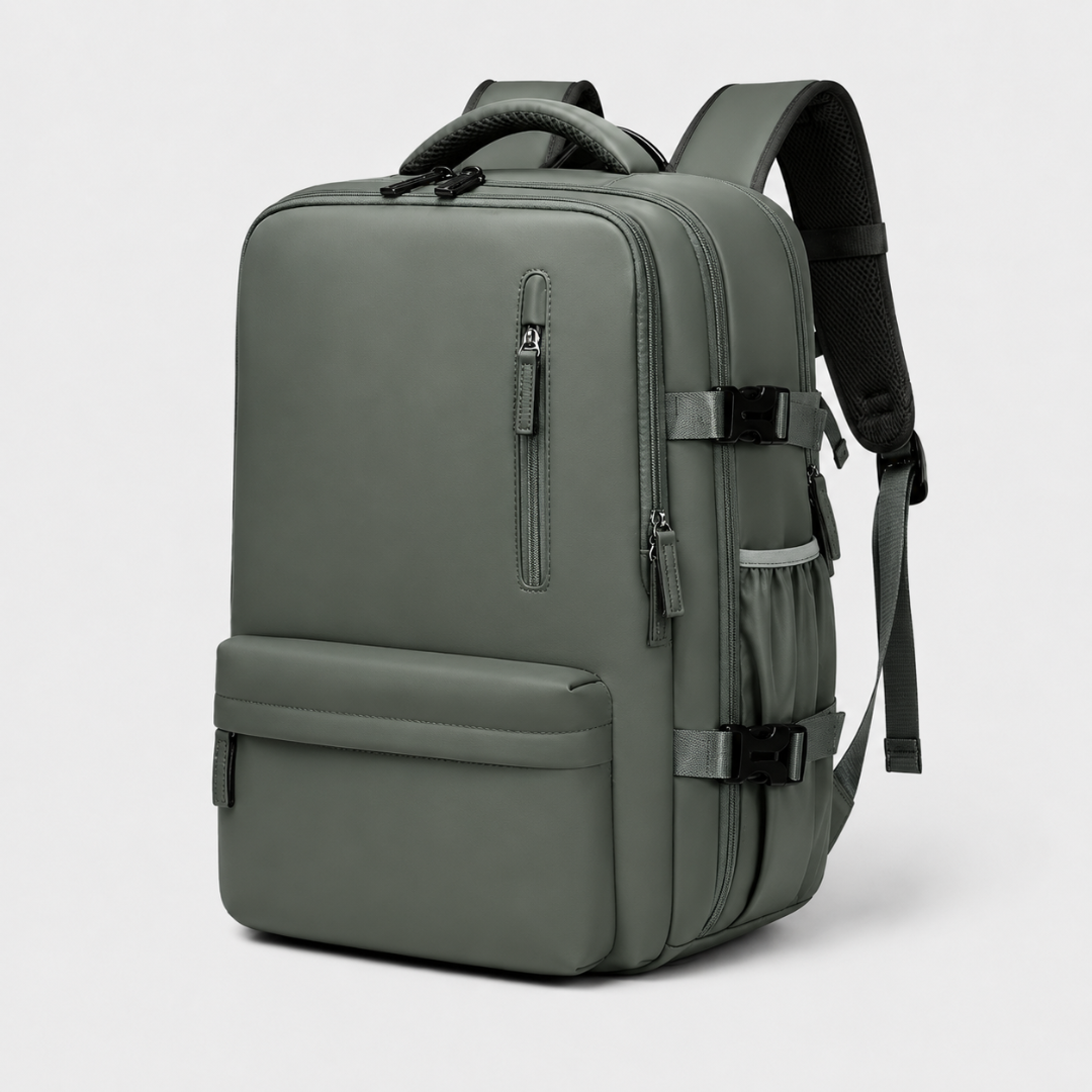 Large Capacity Travel Backpack with 16 Inch Laptop Compartment & Shoe Pocket