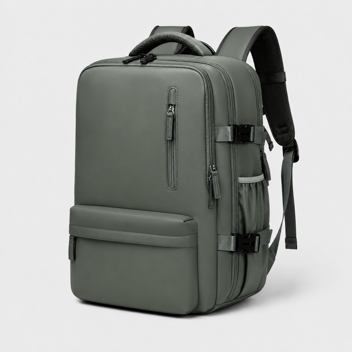 Large Capacity Travel Backpack with 16 Inch Laptop Compartment & Shoe Pocket