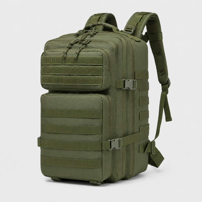45L Tactical Backpack - Molle Assault Pack for Hiking & Camping