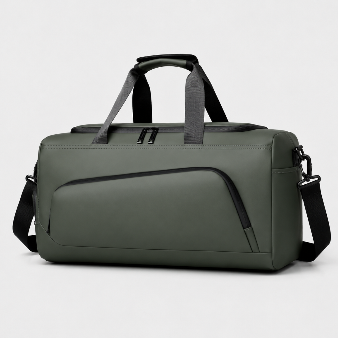 Sports Gym Bag - Large Capacity Duffel Bag with Shoe Storage