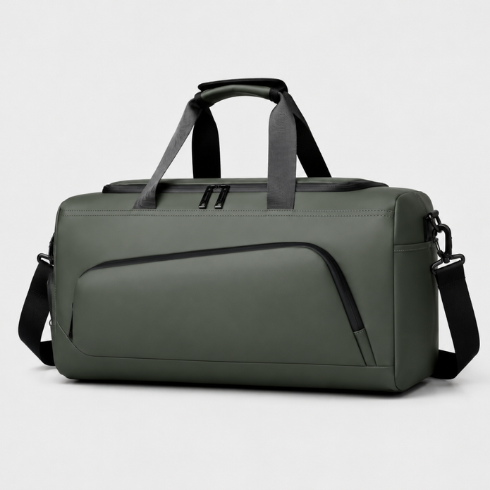 Sports Gym Bag - Large Capacity Duffel Bag with Shoe Storage