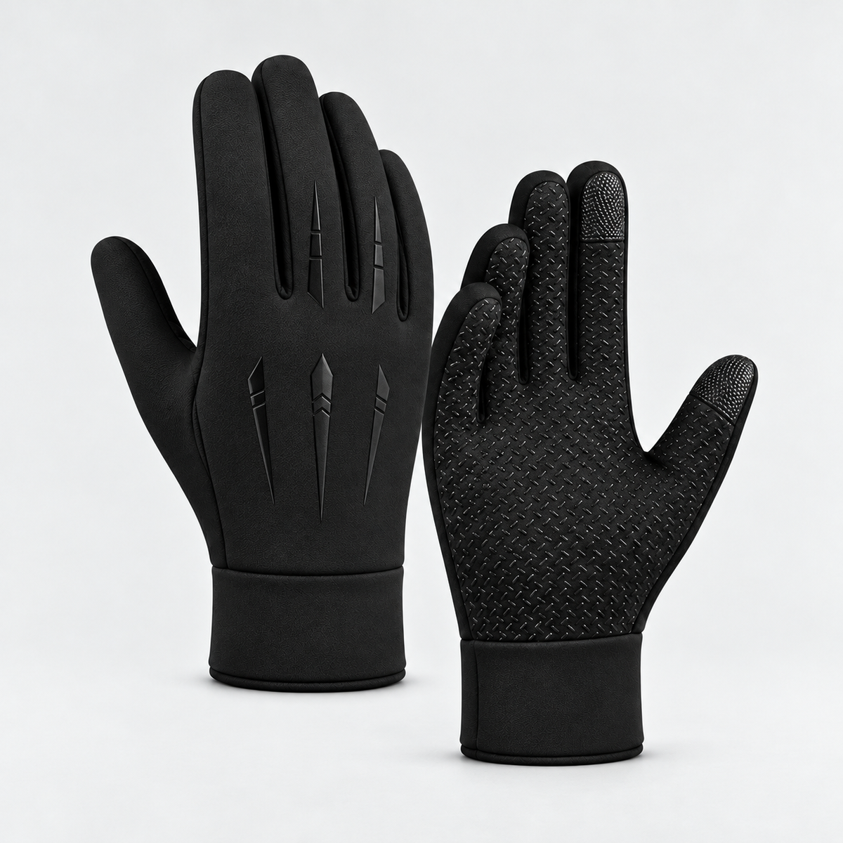 Men’s Winter Outdoor Thermal Gloves – Windproof Water-Repellent Touchscreen Non-slip Gloves