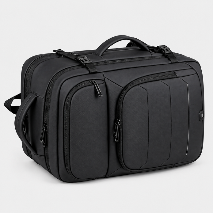 Rucsac de voiaj cu compresie prin vacuum, extensibil, de 40L, cu compartiment pentru laptop