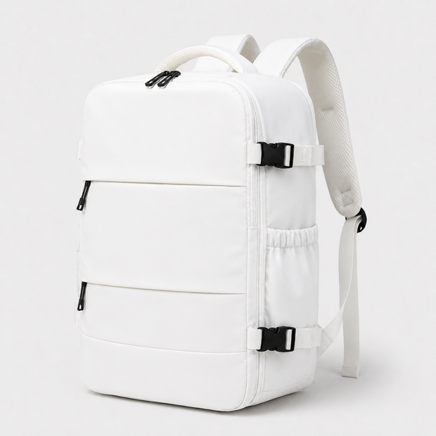 Practical Travel Backpack with Independent Shoe Compartment