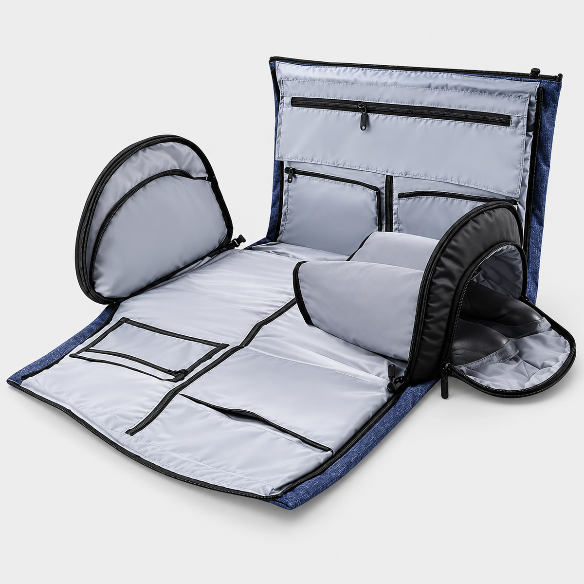 Borsa porta-abiti da viaggio convertibile da 36L con tracolla
