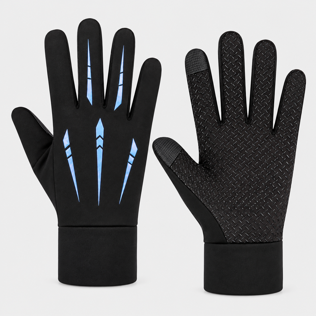 Men’s Winter Outdoor Thermal Gloves – Windproof Water-Repellent Touchscreen Non-slip Gloves
