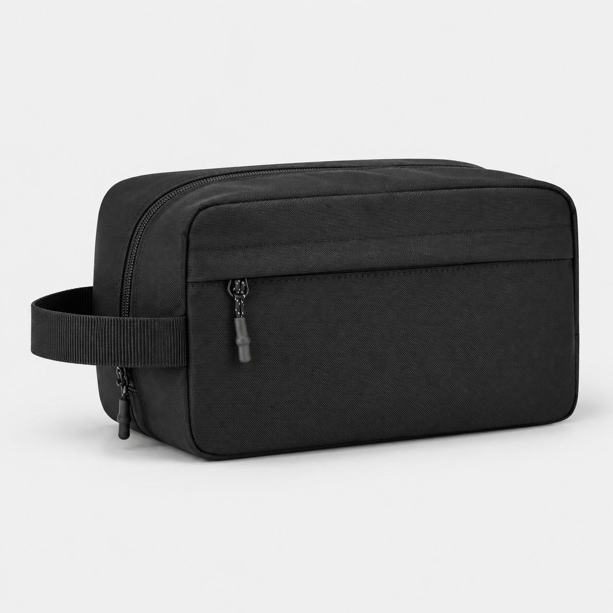 Compact Water-Resistant Toiletry Bag with Front Pocket