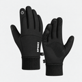 Cold-Weather Thermal Sports Gloves – Non-Slip Touchscreen Gloves with Ribbed Wrist Guard