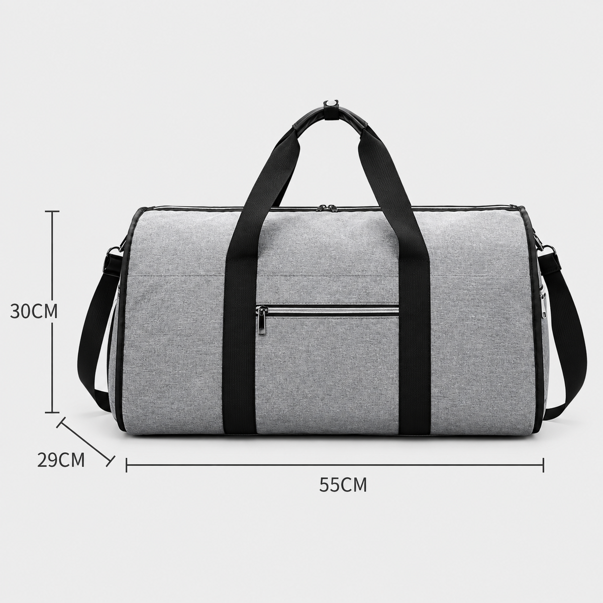 Dimensions - 2-in-1 Convertible Garment Duffel Bag – Water-Repellent Carry-On Travel Bag with Garment Suit Storage