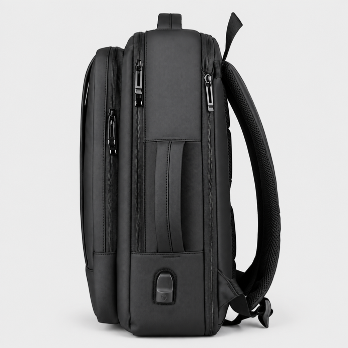 Rucsac de voiaj cu compresie prin vacuum, extensibil, de 40L, cu compartiment pentru laptop