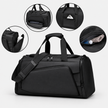 Large Capacity Waterproof Travel Duffle Bag with Shoe Compartment & Dry-Wet Pocket