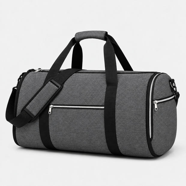2-in-1 Convertible Garment Duffel Bag – Water-Repellent Carry-On Travel Bag with Garment Suit Storage