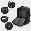 17 Inch Expandable Large Capacity Waterproof Travel Laptop Backpack