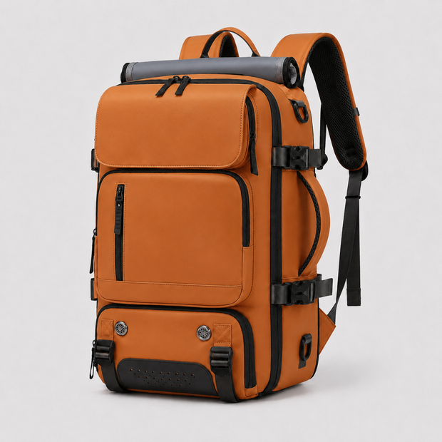 Vacuum Compression Backpack - Space-Saving Design for Travel & Commuting