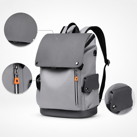 Business Laptop Backpack 14 Inch - Water-Repellent with USB Charging Port