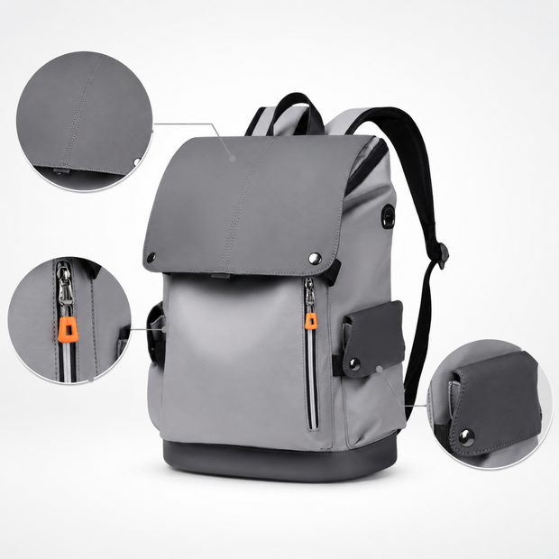Business Laptop Backpack 14 Inch - Water-Repellent with USB Charging Port