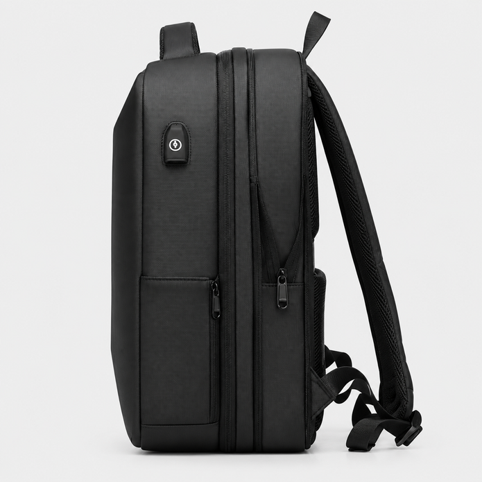 Rucsac de voiaj cu compresie prin vacuum, extensibil, de 40L, cu compartiment pentru laptop