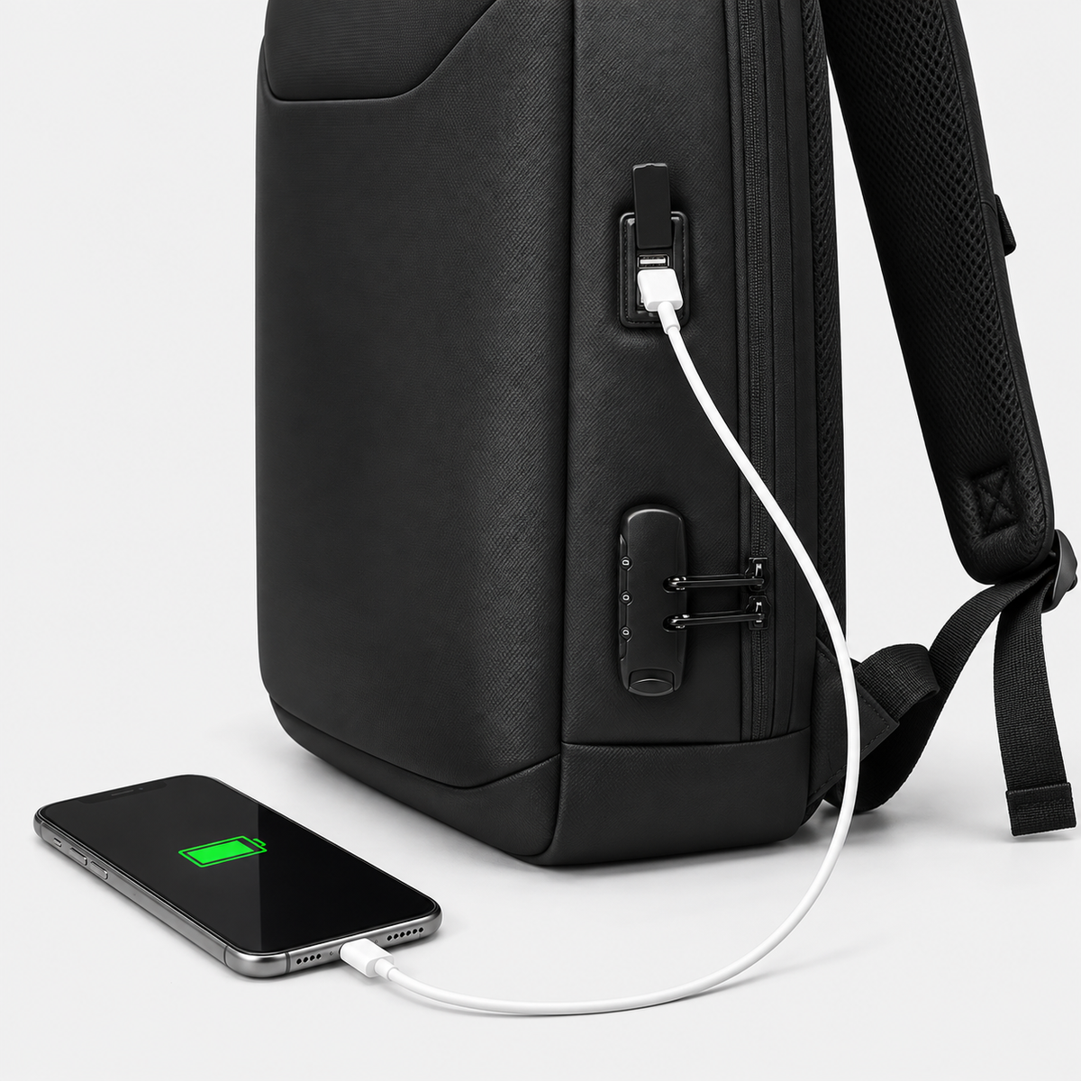 Rucsac de voiaj cu compresie prin vacuum, extensibil, de 40L, cu compartiment pentru laptop