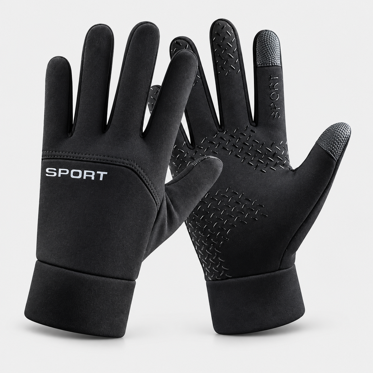 Water-Repellent Thermal Winter Gloves – Non-Slip Touchscreen Outdoor Sports Gloves