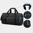 2-in-1 Convertible Garment Duffel Bag – Water-Repellent Carry-On Travel Bag with Garment Suit Storage