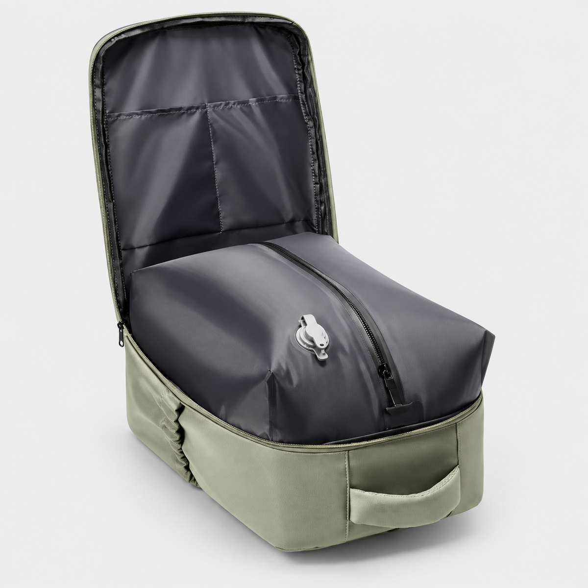 Rucsac de voiaj cu compresie prin vacuum, extensibil, de 40L, cu compartiment pentru laptop