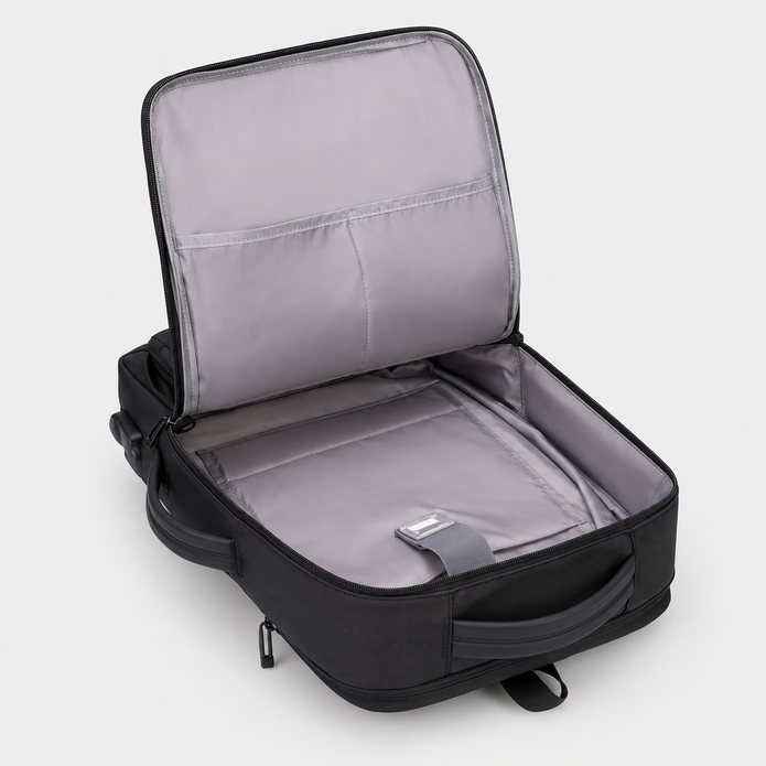 Rucsac de voiaj extensibil, aprobat pentru avion, cu pompă manuală