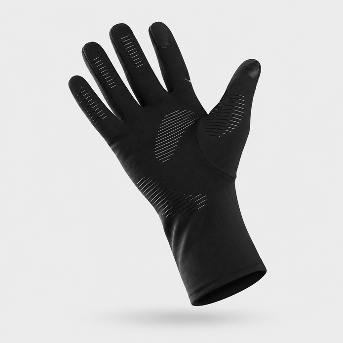 Lightweight Thermal Winter Sports Gloves – Windproof Touchscreen Running Gloves with Anti-Slip Silicone Grip
