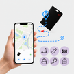 Ultra-Slim Smart Wallet Tracker Card for Apple Find My – Wireless Rechargeable Item Finder Locator Tag