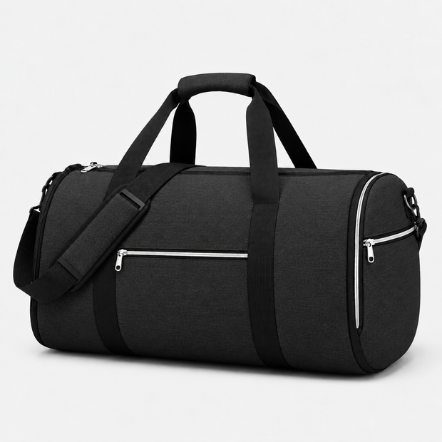 2-in-1 Convertible Garment Duffel Bag – Water-Repellent Carry-On Travel Bag with Garment Suit Storage