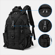 Rucsac tactic reflectorizant pentru exterior - Rucsac MOLLE impermeabil pentru drumeții și camping