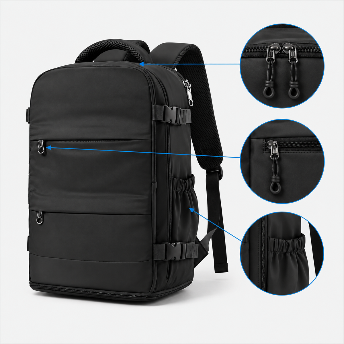 Zaino da viaggio Cabin - Daypack da tempo libero Carry-On resistente all'acqua