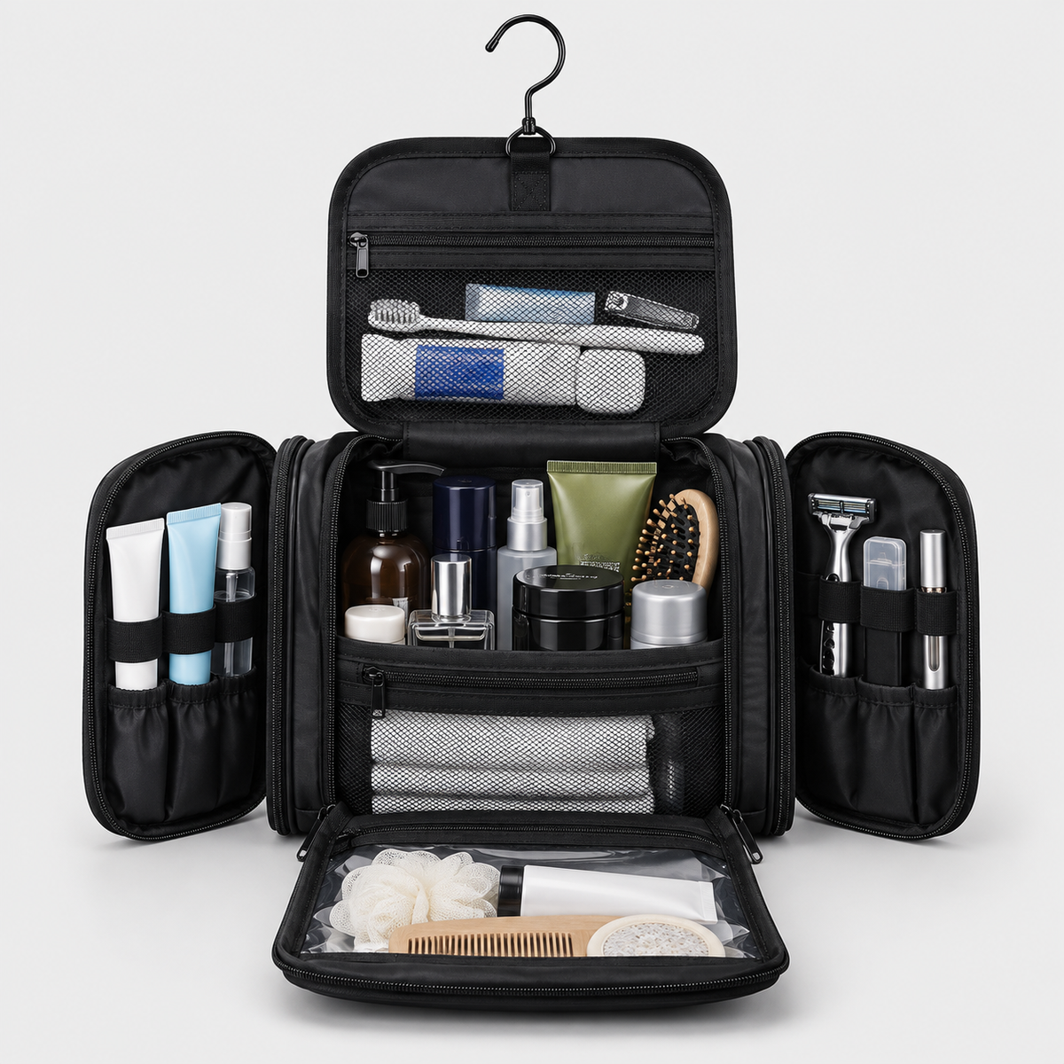 Rucsac de voiaj cu compresie prin vacuum, extensibil, de 40L, cu compartiment pentru laptop