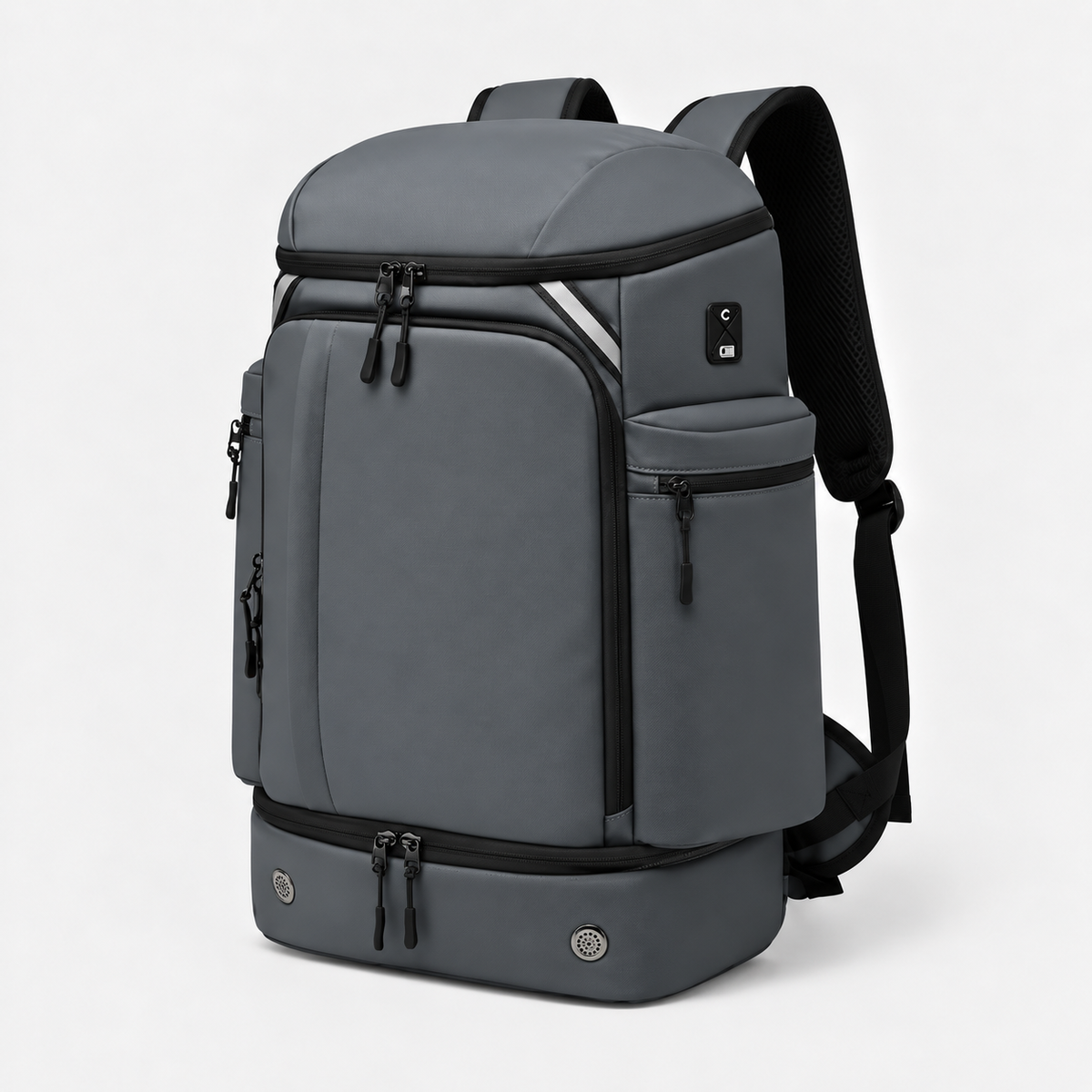 45L Large Capacity Travel Backpack with Shoe Compartment & USB Port