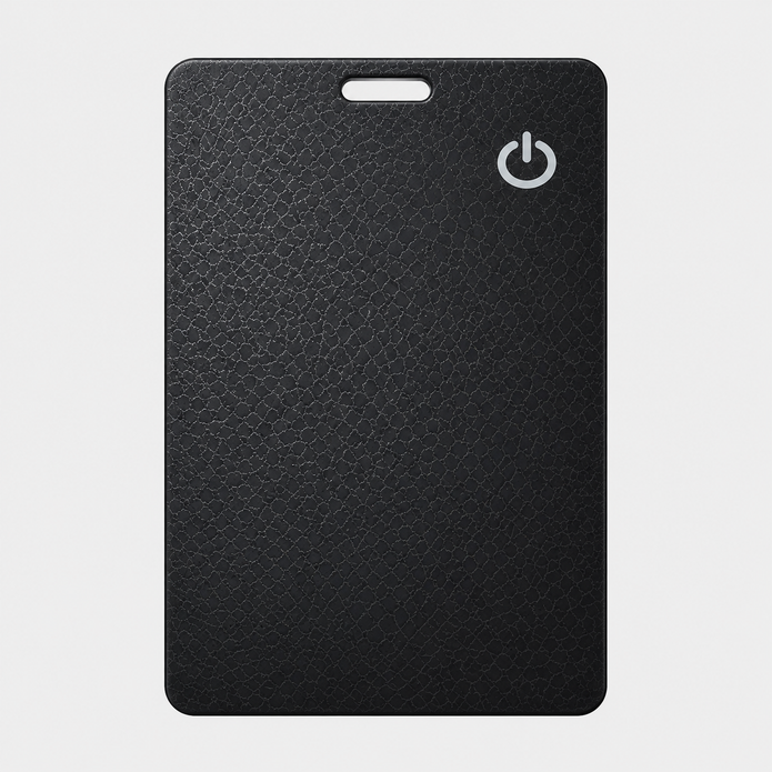 Ultra-Slim Smart Wallet Tracker Card for Apple Find My – Wireless Rechargeable Item Finder Locator Tag