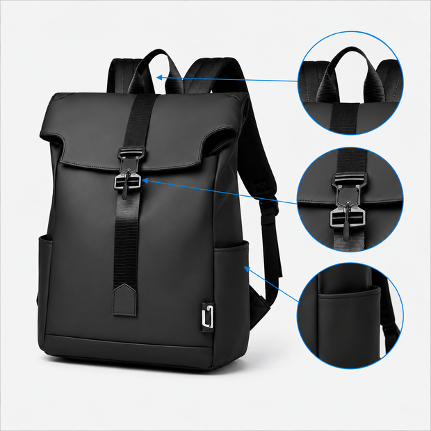 Business Travel Backpack - Water-Resistant Commuter & Multi-Pocket Daypack