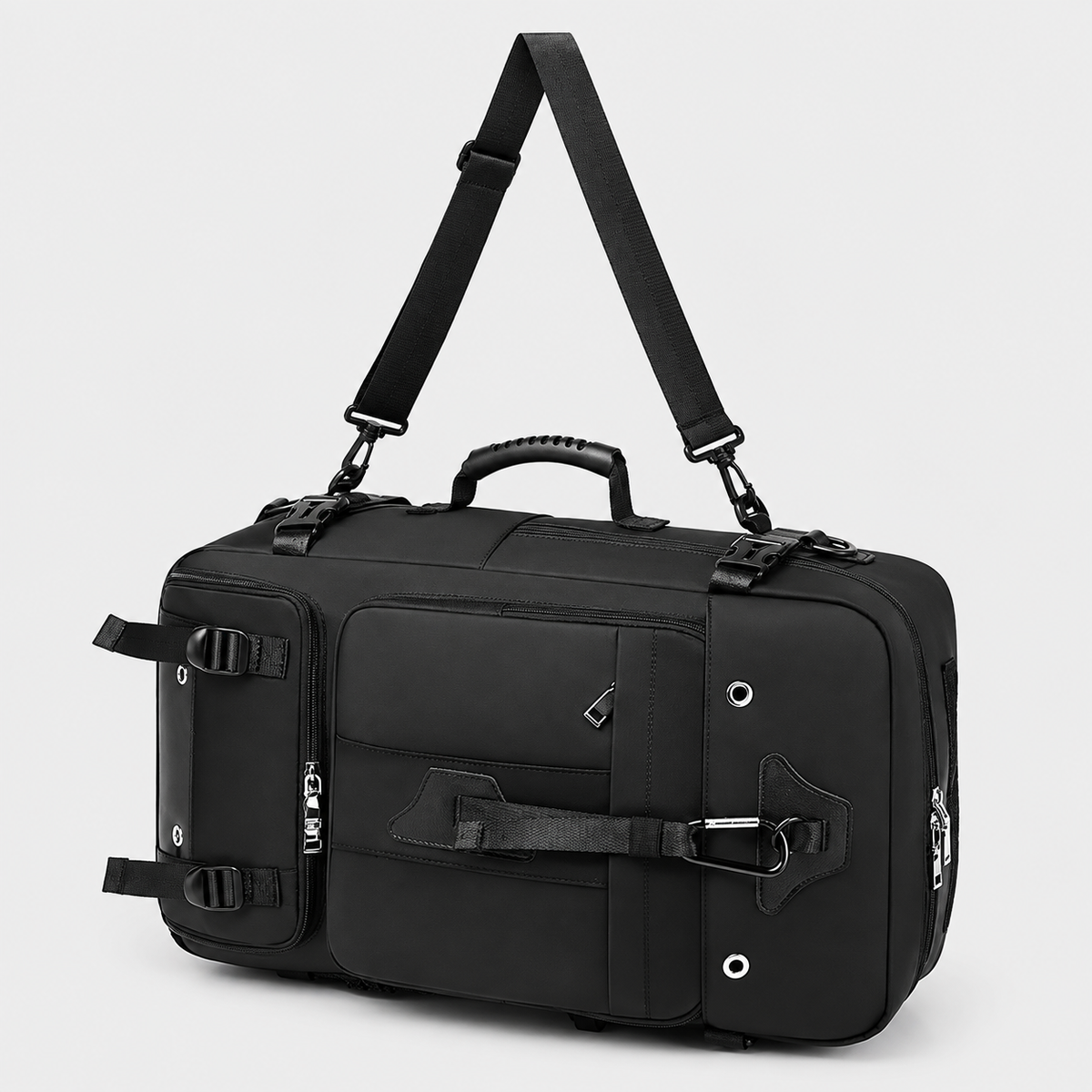 Rucsac de călătorie și geantă de voiaj multifuncțională de 55L cu compartiment pentru laptop de 17,3 inch
