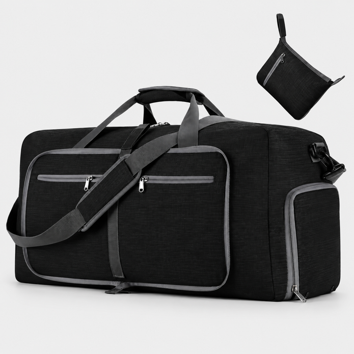 Rucsac de voiaj extensibil, aprobat pentru avion, cu pompă manuală