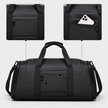 Large Capacity Waterproof Travel Duffle Bag with Shoe Compartment & Dry-Wet Pocket