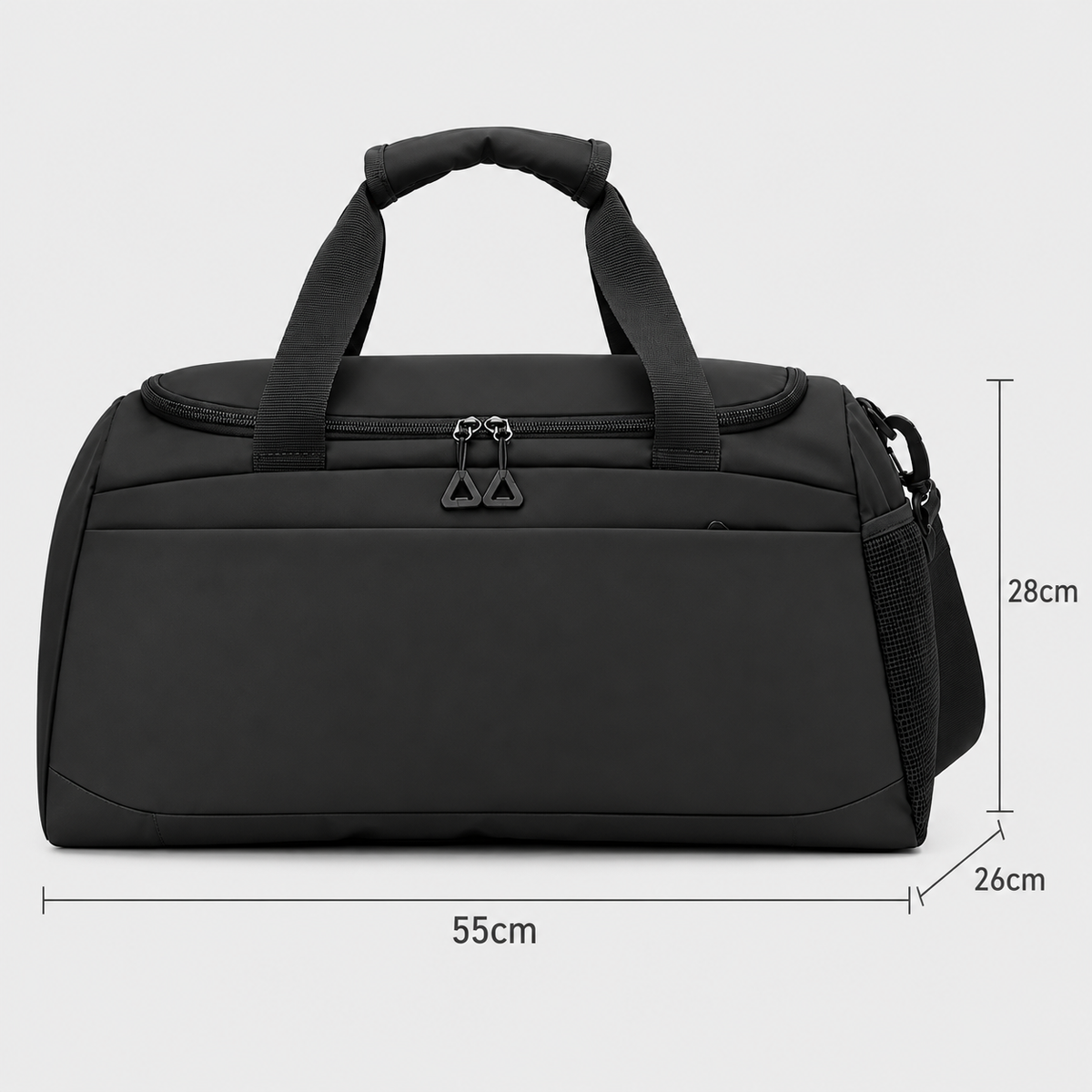 Dimensiuni - Geantă de voiaj XXL pentru bagaje - Geantă de sport/voiaj tip Duffel cu multiple buzunare, pentru camping în aer liber