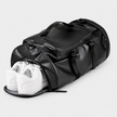 Rucsac de voiaj tip geantă sport, omologat pentru bagajul de mână, cu compartiment pentru pantofi