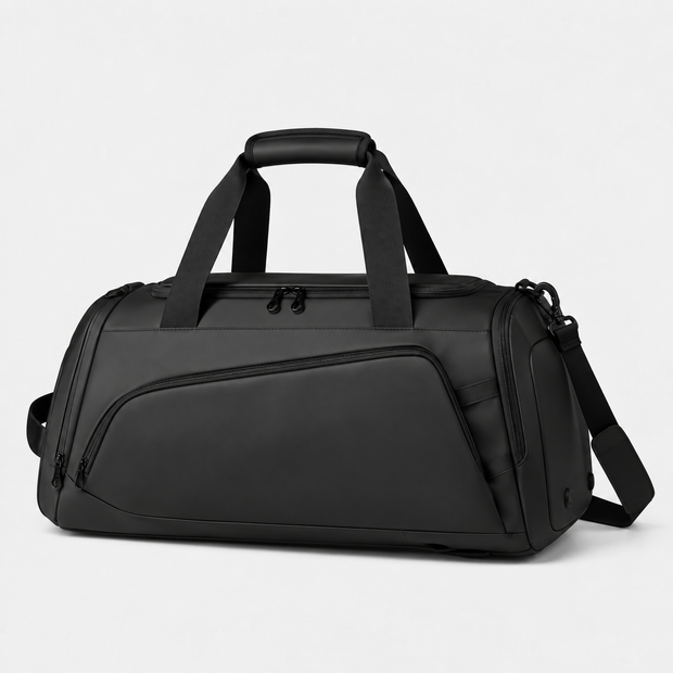 35L Water-Resistant Convertible Backpack Duffel Bag with Shoe Pocket