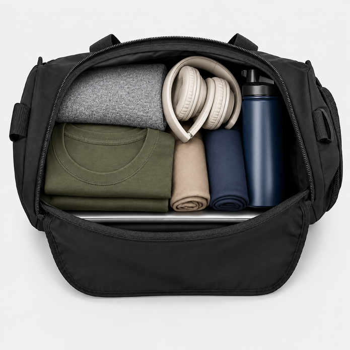 Geantă de voiaj XXL pentru bagaje - Geantă de sport/voiaj tip Duffel cu multiple buzunare, pentru camping în aer liber