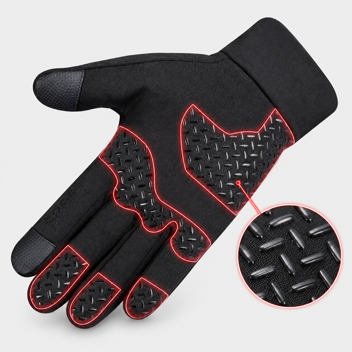 Water-Repellent Thermal Winter Gloves – Non-Slip Touchscreen Outdoor Sports Gloves