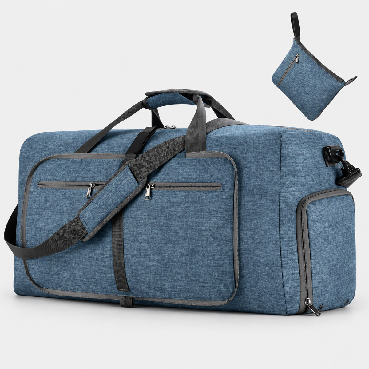 Rucsac de voiaj extensibil, aprobat pentru avion, cu pompă manuală