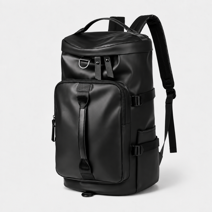 Rucsac de voiaj tip geantă sport, omologat pentru bagajul de mână, cu compartiment pentru pantofi