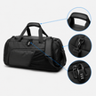 Multifunctional Carry-On Travel Backpack with Shoe Compartment