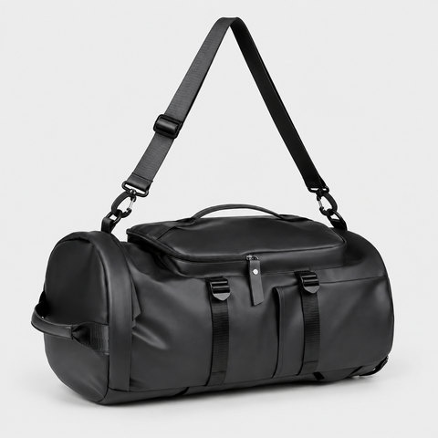 Rucsac de voiaj tip geantă sport, omologat pentru bagajul de mână, cu compartiment pentru pantofi